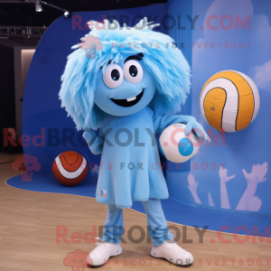 Postava maskota Sky Blue...