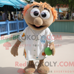 Petanque Ball mascot...