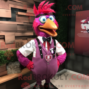 Disfraz de mascota Magenta...