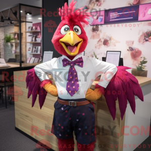 Disfraz de mascota Magenta...