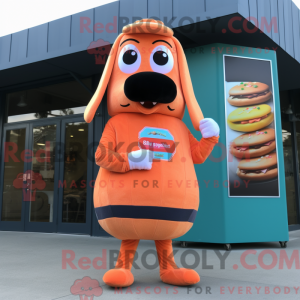 Peach Hot Dog...