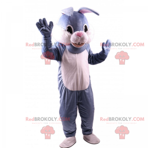 Blauw konijn mascotte - Redbrokoly.com