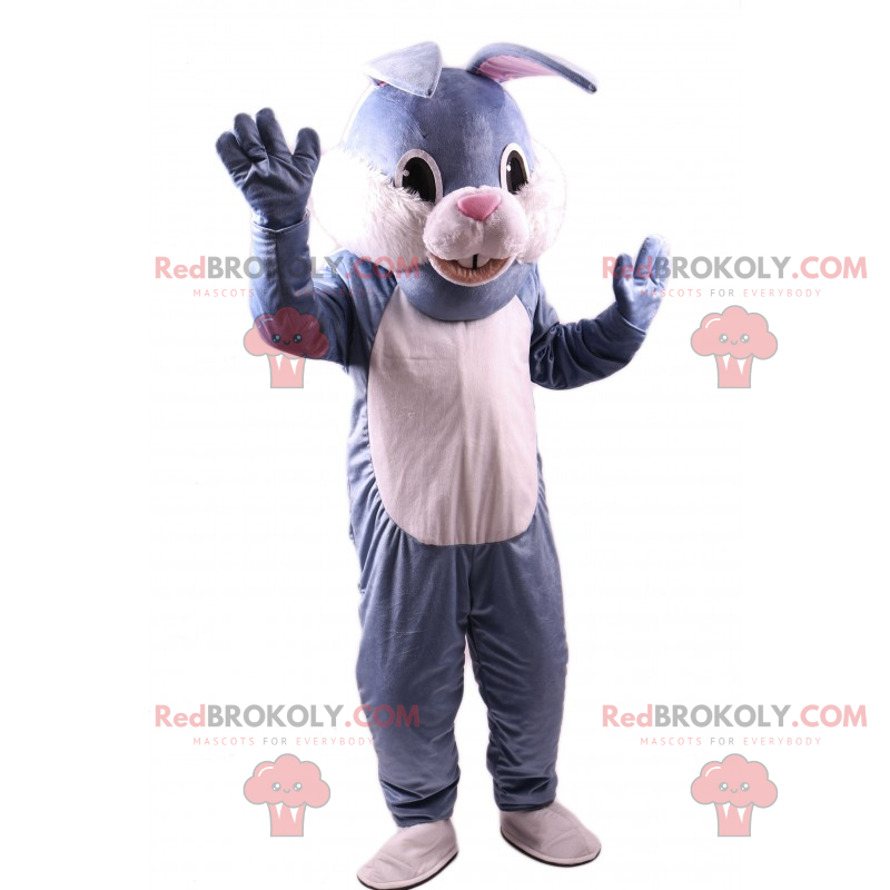 Maskotka niebieski królik - Redbrokoly.com