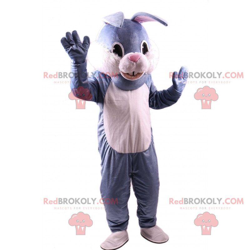 Modrý králík maskot - Redbrokoly.com