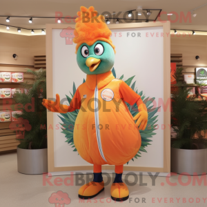 Costume de mascotte de paon...