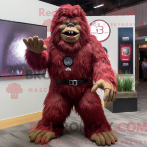 Disfraz de mascota Maroon...