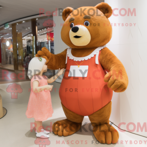 Bear maskot kostume...