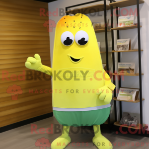 Lemon Yellow Celery mascot...