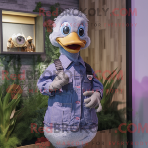Lavender Geese mascot...