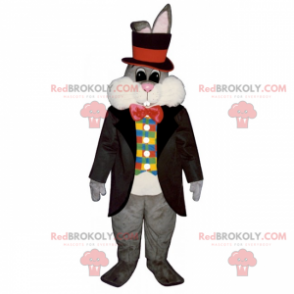 Rabbit mascot dressed as a magician - Redbrokoly.com