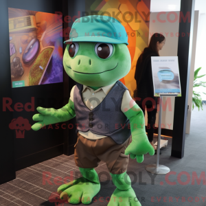 Skildpadde maskot kostume...