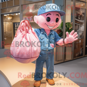 Roze honkbalhandschoen...