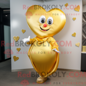 Gold Heart maskot...