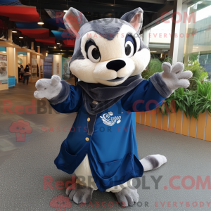 Navy Flying Squirrel maskot...