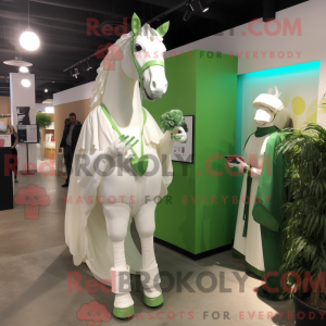 Groen paard mascotte...