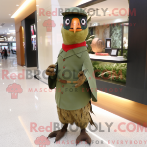 Olive Woodpecker maskot...