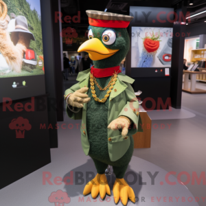 Costume mascotte de pic...