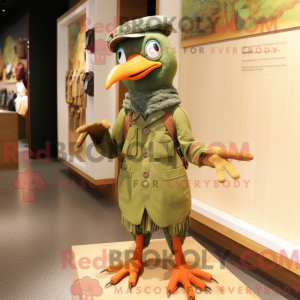Olive Woodpecker maskot...