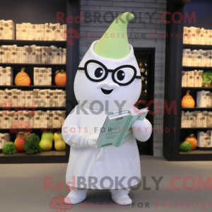 Cream Pære maskot kostume...