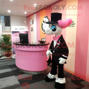 Pink Mare mascot costume...