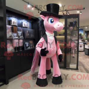 Pink Mare mascot costume...