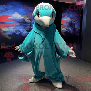 Disfraz de mascota Teal...