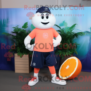Navy Grapefruit maskot...