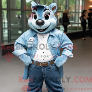 Costume mascotte de Skunk...
