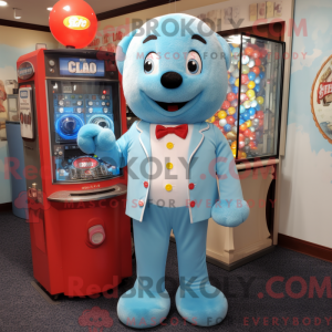 Postava maskota Sky Blue...