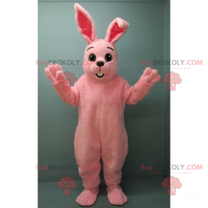 Mascotte coniglio rosa - Redbrokoly.com