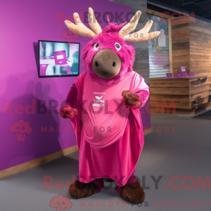 Postava maskota Magenta Elk...