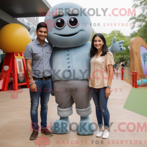 Gray But mascottekostuum...