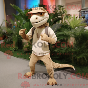 Máscara de Dimorphodon bege...