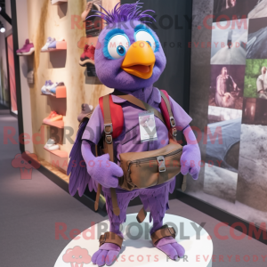 Disfraz de mascota Purple...
