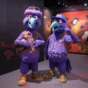 Disfraz de mascota Purple...