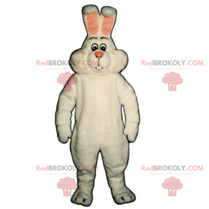Maskot růžový králík a růžové uši - Redbrokoly.com