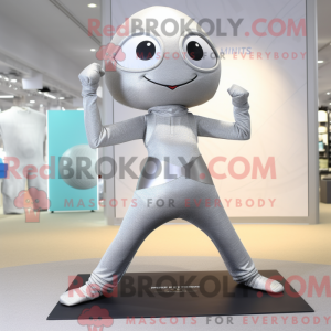 Sølv champagne maskot...