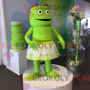 Limegrønn bryllupskake...