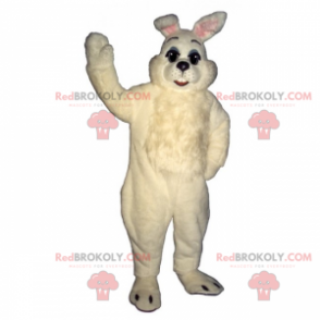 Alle hvide kanin maskot - Redbrokoly.com