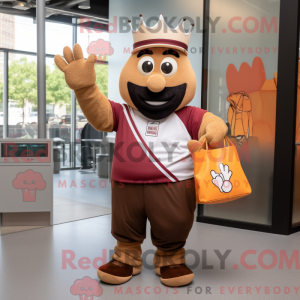 Personaggio mascotte Brown...