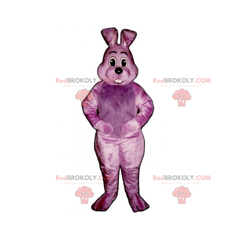 Lila Kaninchen Maskottchen - Redbrokoly.com