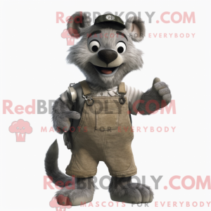 Gray But mascottekostuum...