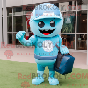 Postava maskota Sky Blue...