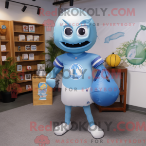 Postava maskota Sky Blue...