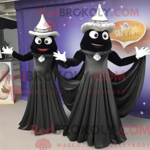 Maskotdraktfigurat Black...