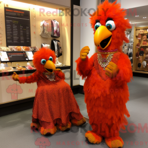 Mascotte de poulet tandoori...