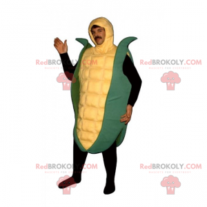 Vegetabilsk maskot - Corn Ear - Redbrokoly.com