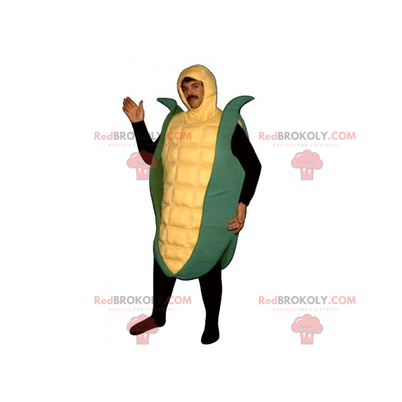 Vegetabilsk maskot - Corn Ear - Redbrokoly.com
