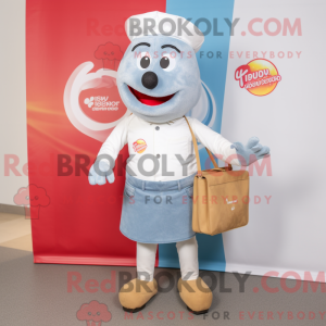 White Currywurst mascot...