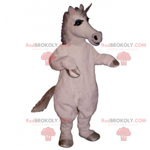 Mascota unicornio blanco - Redbrokoly.com